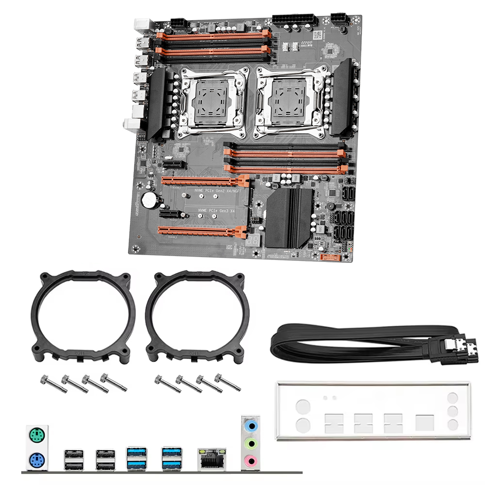X99 Dual CPU Motherboard Kit l - огляд і ціна Dual Lga2011-3 Server Motherboard Combo