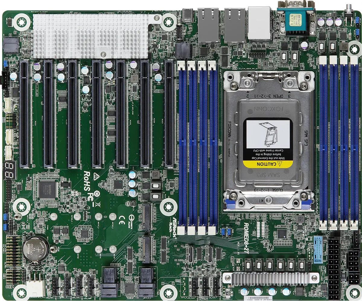Suitable For Original ASRock R - огляд і ціна Dual Socket Sp3 Epyc Motherboard