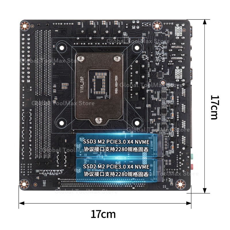 Mini ITX Motherboard C246 LGA1 - огляд і ціна Mini Itx Dual 2.5G Nas Motherboard