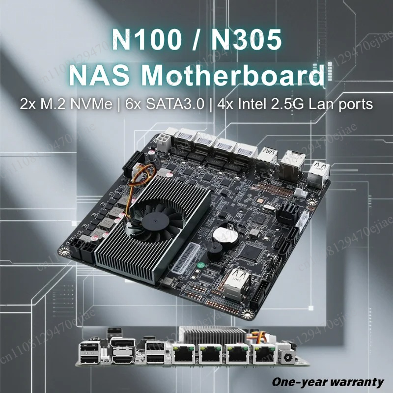 N100 Mini ITX NAS Motherboard  - огляд і ціна Mini Itx Dual 2.5G Nas Motherboard