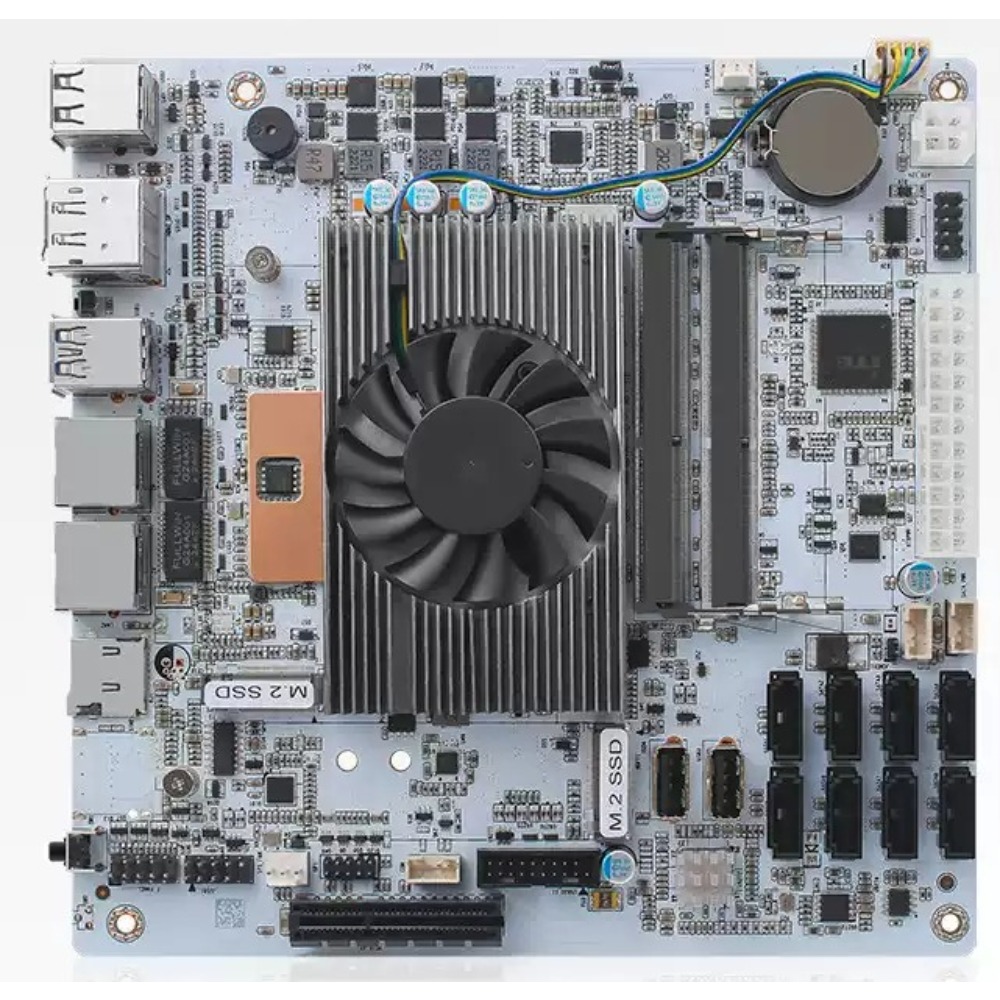 Mini‑ITX White M11 NAS Motherb - огляд і ціна Mini Itx Dual 2.5G Nas Motherboard