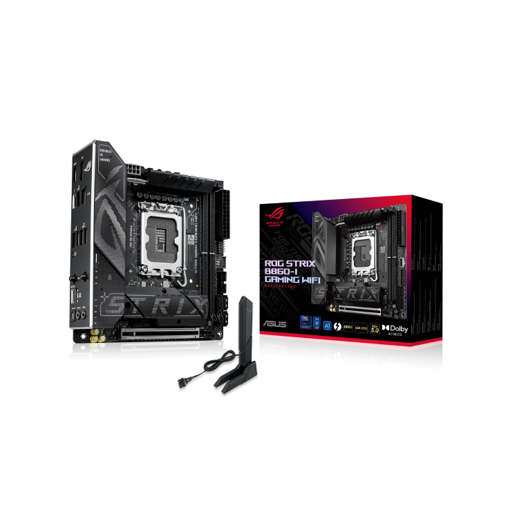 2025 ROG STRIX B860-I GAMING W - огляд і ціна Lga1851 Gaming Motherboard