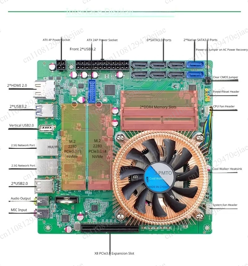 SZBOX NAS Motherboard - AMD Ry - огляд і ціна Mini Itx Dual 2.5G Nas Motherboard