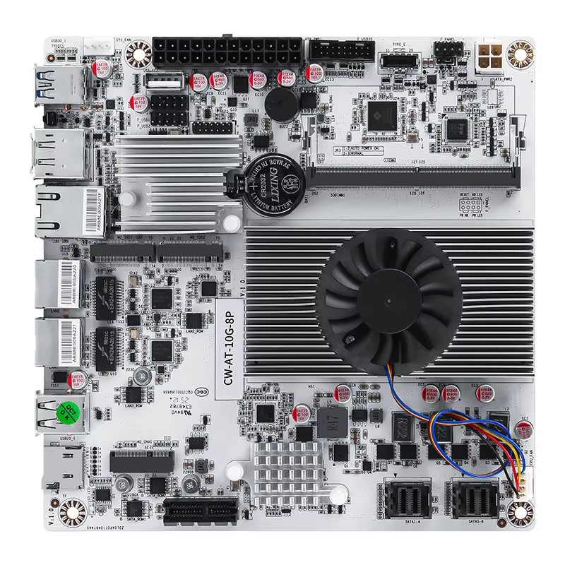 8-Bay NAS Mini ITX Motherboard - огляд і ціна Mini Itx Dual 2.5G Nas Motherboard