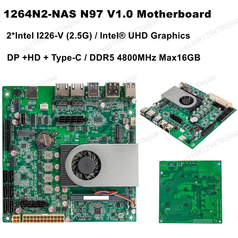 SZBOX N97 NAS Motherboard - In - огляд і ціна Mini Itx Dual 2.5G Nas Motherboard