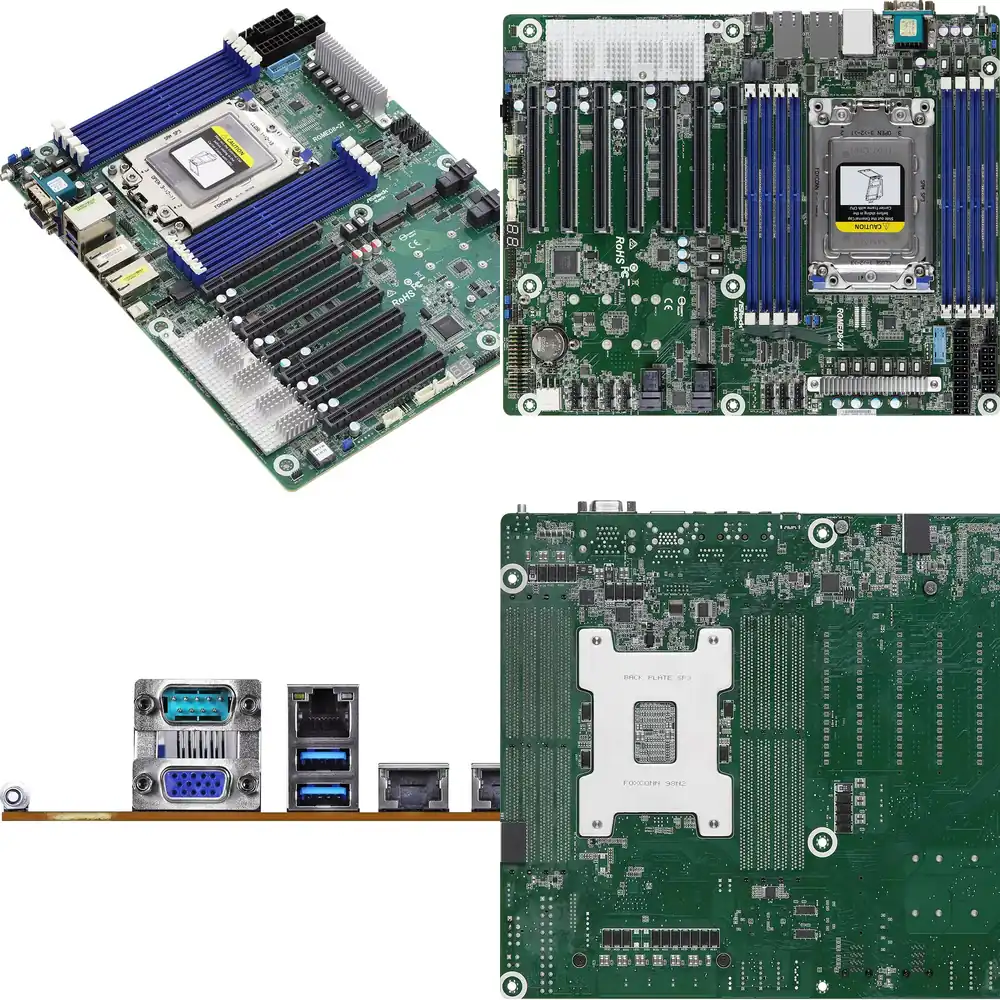 Original ASRock Rack ROMED8-2T - огляд і ціна Dual Socket Sp3 Epyc Motherboard