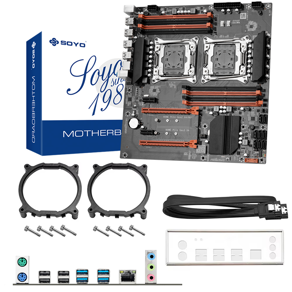 SOYO X99 Dual Gaming Motherboa - огляд і ціна Dual Lga2011-3 Server Motherboard Combo